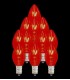 Set of 13 Replacement Red C7 Light Bulbs
