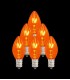 Set of 7 Replacement Orange C7 Light Bulbs