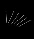 Set of 6 Luminary Stakes