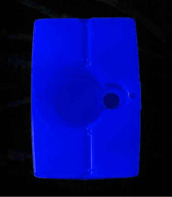 View of Blue Luminary bottom	