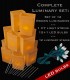Set of 12 Brown Luminaries, Light String, LED Bulbs & Stakes