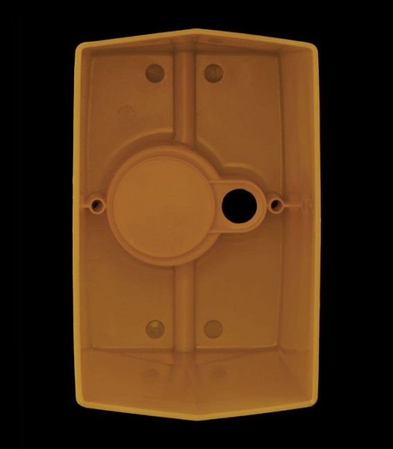 View looking inside Brown Luminary