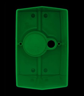 View looking inside Green Luminary