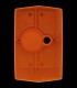 View Inside Orange Luminary