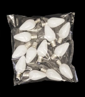 Set of 13 LED C7 Warm White Bulbs
