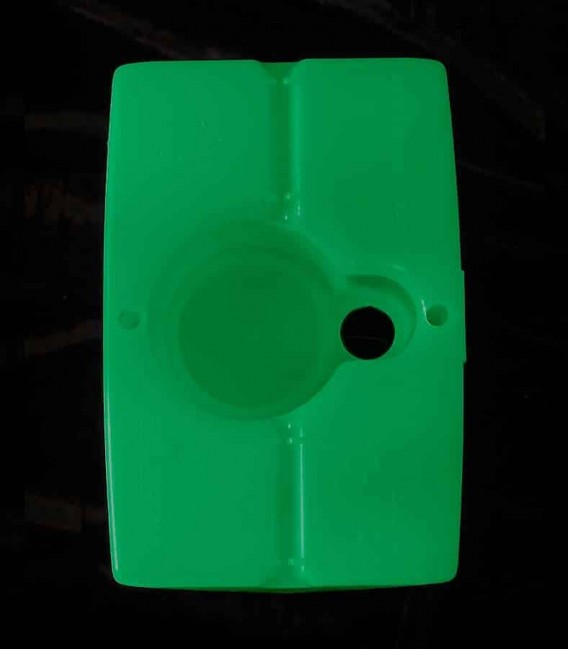 View of Green Luminary bottom