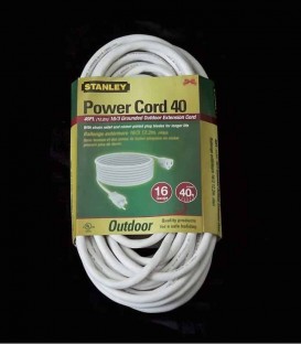 Stanley Power Cord 40 (white)