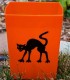 Set of 12 Halloween Luminaries - Cat