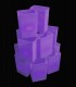 Set of 12 Purple Luminaries