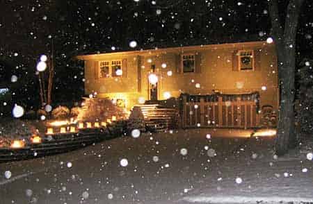 christmas evening luminaries