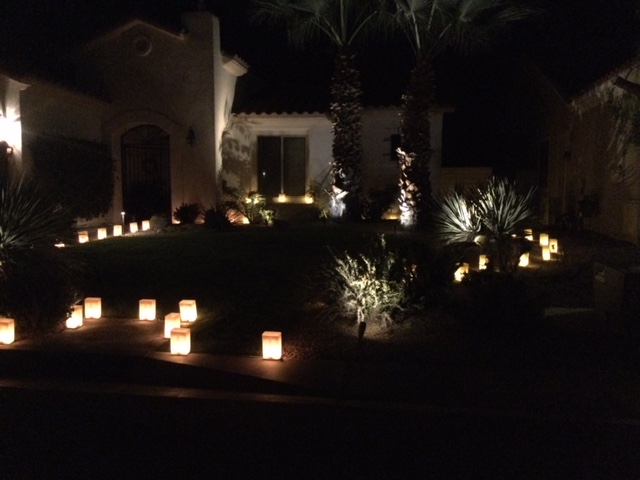 Desert Luminarias Photo