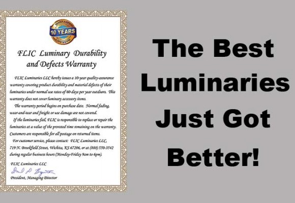 FLIC Luminaries Extends Durability Warranty Coverage